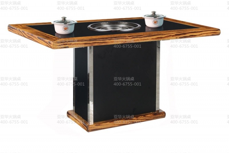 002-BE玻璃系列烤涮一体桌