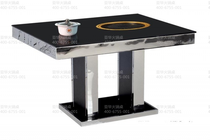 011-AE上排烟系列烤涮一体桌
