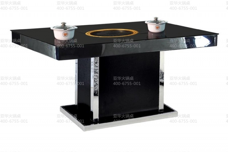 001-AE玻璃系列烤涮一体桌