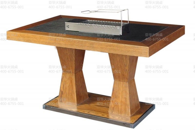 004-BCH实木系列烧烤桌